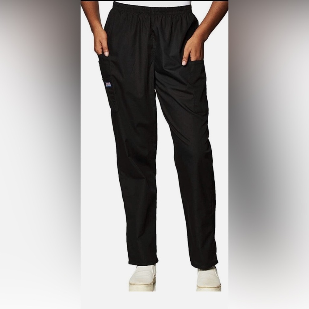 NWT Scrubs Easy Care Cherokee Revolution Black Modern Classic Tall sz XL